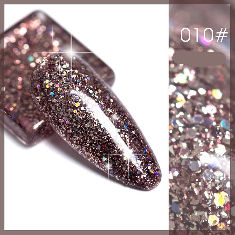 Flash Nail Polish New Super Flash Micro Diamond Nail Shop Special Sequins Flash Nail Polish New Super Flash Micro Diamond Nail Shop Special Sequins